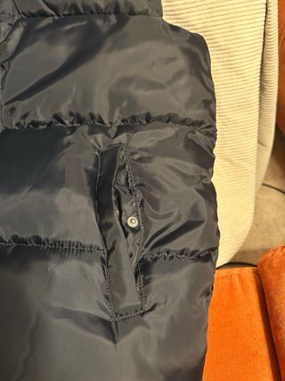 Chaleco acolchado azul