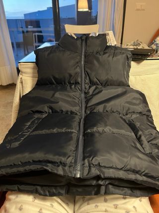 Chaleco acolchado azul