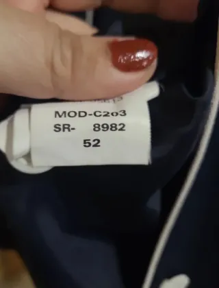 Chaqueta Blazer Americana Mujer T.52 Azul