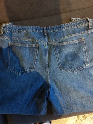 Jeans Mom Fit Mango Blu