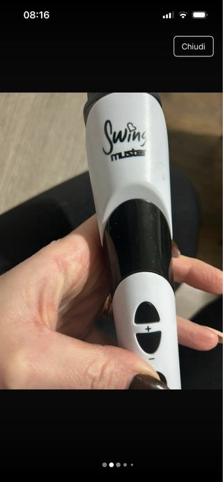 Ferro onde capelli professionale