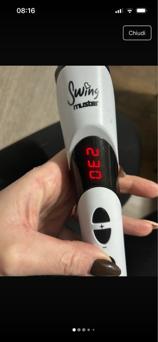 Ferro onde capelli professionale