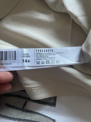 T-shirt manica lunga 14 anni