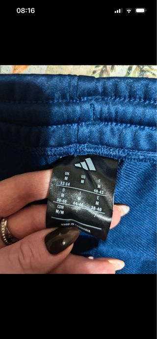 Pantalone tuta Adidas blu