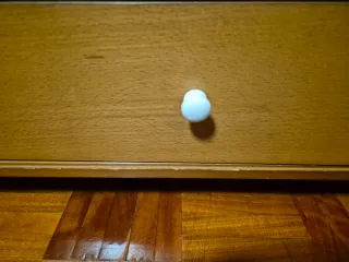 Mueble tocador con espejo y mármol