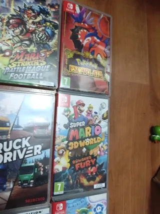 Cajas vacías Nintendo Switch