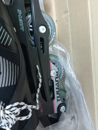 Patines en línea negros