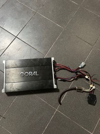 Subwoofer Alpine E12 con caja + etapas de potencia