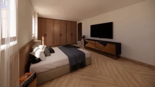 Mueble TV MAISONS DU MONDE madera y metal