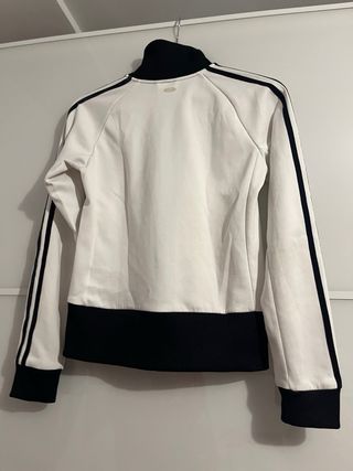 Sudadera Adidas Blanca y Negra