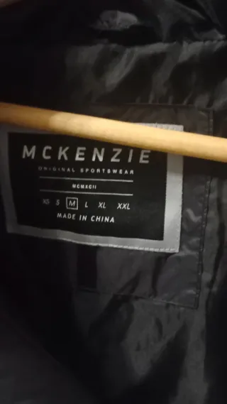 Anorak McKenzie Negro, Gris y Blanco