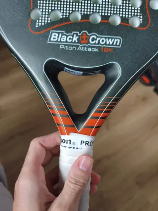 Pala de Pádel Black Crown Piton Attack 16K