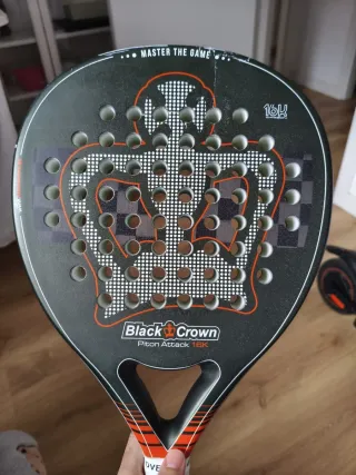 Pala de Pádel Black Crown Piton Attack 16K