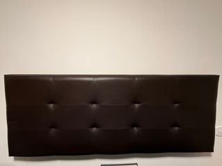 Cabezal Cama Matrimonio Polipiel Marrón