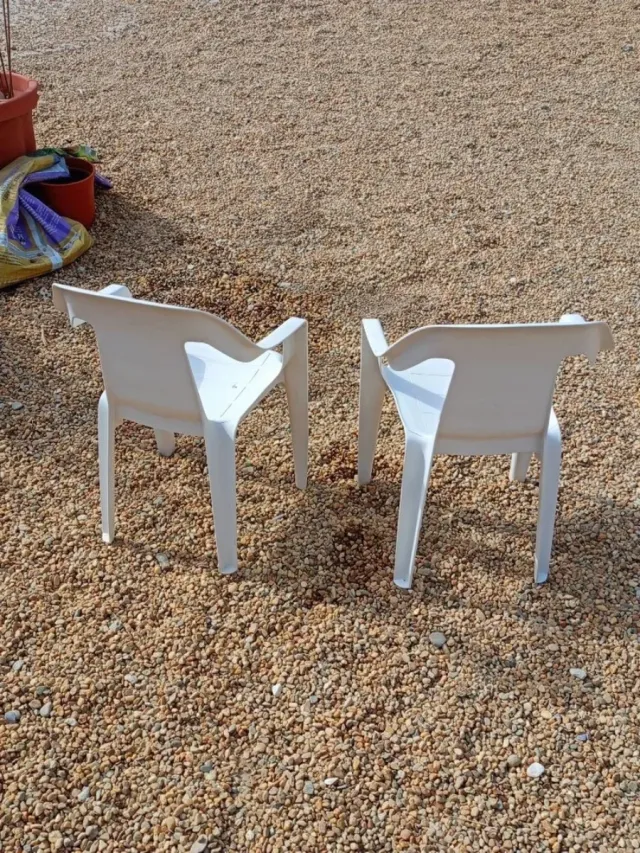 2 sedie da giardino per bambini