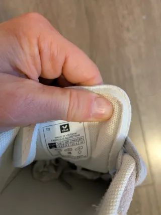 Zapatillas Veja Blancas y Verdes