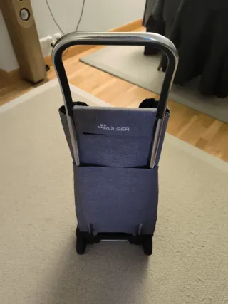 Carrito de la compra gris