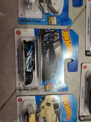 Lote 5 Coches Hot Wheels