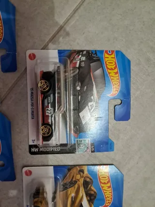 Lote 5 Coches Hot Wheels