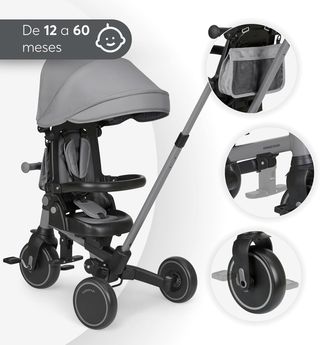 Triciclo bebé evolutivo Aluma 8 en 1