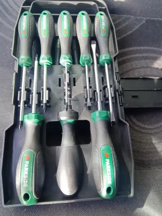 Juego de destornilladores y puntas Parkside