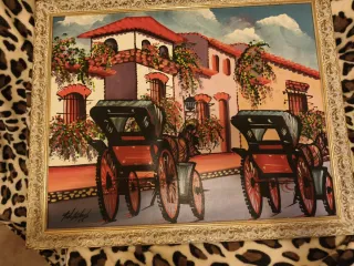 Cuadro al óleo firmado