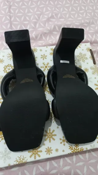 Zapatos tacón Primark negros talla 38