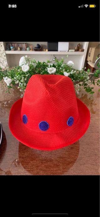 Lote 4 Cappelli Rossi