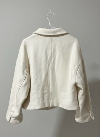 Abrigo Lana Zara Blanco