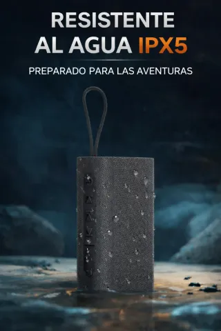 Altavoz Bluetooth 10W RGB + TF + AUX