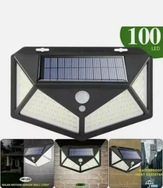 Set 4 Faretti Solari LED Esterni