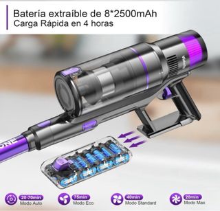 Aspiradora inalámbrica VISTEFLY V15 MAX - NUEVA