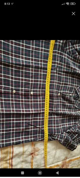 Camisa Franela Franklin Marshall T: L COMO NUEVA