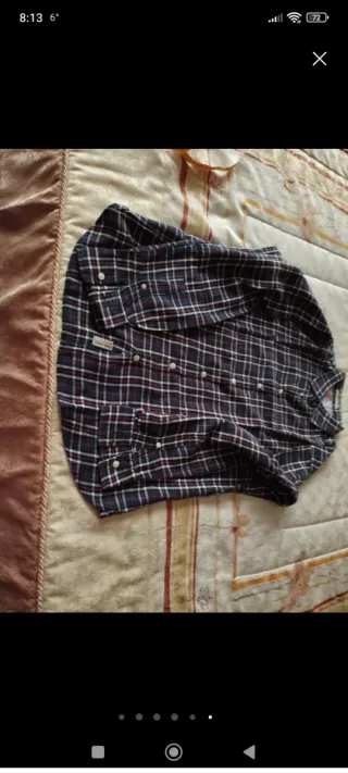 Camisa Franela Franklin Marshall T: L COMO NUEVA