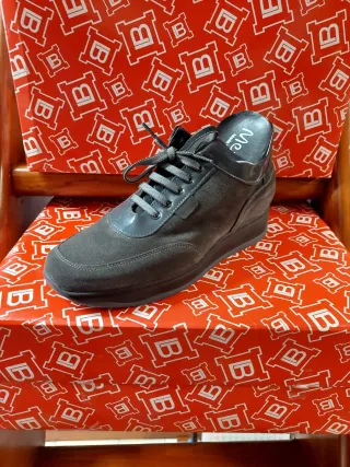 Scarpa donna camoscio grigio