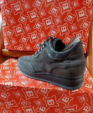 Scarpa donna camoscio grigio