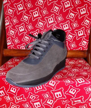 Scarpa donna camoscio grigio