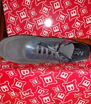 Scarpa donna camoscio grigio