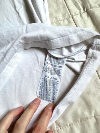 Maglietta Nike bianca manica lunga