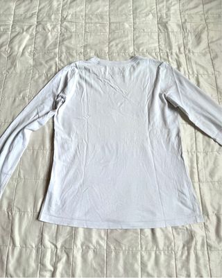 Maglietta Nike bianca manica lunga