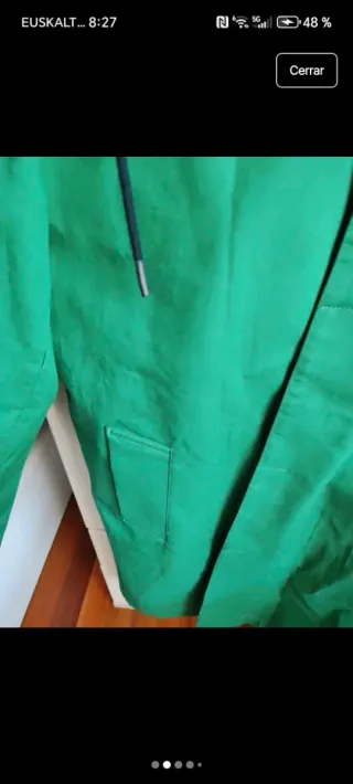 Gabardina impermeable Loreak Mendian verde