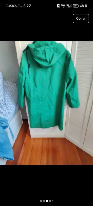 Gabardina impermeable Loreak Mendian verde