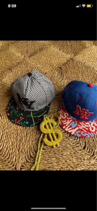 Set di 2 Cappelli Snapback Uomo