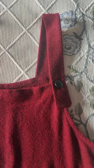 Vestido/peto Color vino