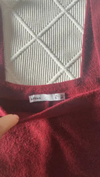 Vestido/peto Color vino