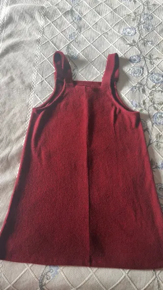 Vestido/peto Color vino