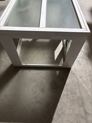 Montera de cristal y aluminio