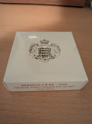 Mónaco 2€ 2024 Proof Carlos V