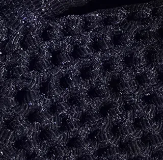 Clutch blu notte con fiocchetto removibile