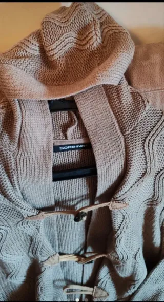 Cardigan Sorbino Uomo Beige Tg. XL
